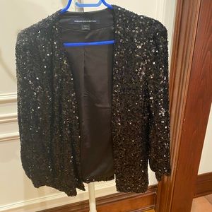 French connection sequin blazer